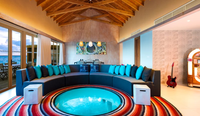 Hard Rock Hotel Maldives_Rock_Star_Villa_Living